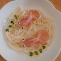 まりえmy's cooksnap of when they made 涼しげ♪(๑>◡<๑)金魚素麺☆ハム金魚.