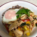 Libimama's cooksnap of when they made 【簡単・本格】タイ風♩鶏挽肉ガパオライス.