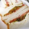 ジョンリークッカー's cooksnap of when they made おひとりさまのジェノベーゼでトマトサンド.
