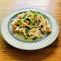 ねっちゃんっ's cooksnap of when they made 豚しゃぶと貝割れ大根の梅和え.