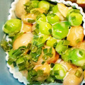 にーにやー's cooksnap of when they made うすいえんどう豆と大豆のマヨわさび和え♪.
