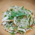 ☆☆あっきん☆☆'s cooksnap of when they made もやしと水菜の中華サラダ.