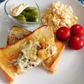 SaChi_2020's cooksnap of when they made しらすチーズトースト.