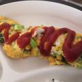 NAGANO久留米's cooksnap of when they made ミックスベジチーズオムレツ.