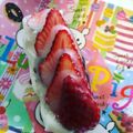 mamasakko's cooksnap of when they made まるで苺大福☆生春巻き.