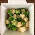 虹鳩猫美's cooksnap of when they made 山芋（長芋）オクラのすだち醤油和え.