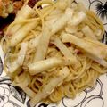 shigekon's cooksnap of when they made ツナと長いものにんにくバター醤油パスタ.