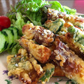 YuuminPad's cooksnap of when they made 簡単！大葉とちくわの揚げもの.