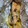 yuyu7☆'s cooksnap of when they made 簡単☆鮭のホイル焼き(しめじver).