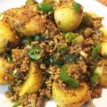Naragon's cooksnap of when they made ビールがうまい！ドライカレー風ポテト.
