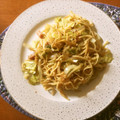 ブランディ's cooksnap of when they made 普通すぎる ソース焼そば.