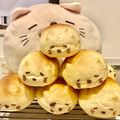 mifah's cooksnap of when they made ミルクハースでミルクニャース♥️ねこパン.