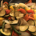 クックV4WJ80☆'s cooksnap of when they made 夏野菜のマヨポン炒め.
