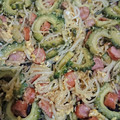 もちうさっち's cooksnap of when they made 簡単！苦くない！ゴーヤのカレーマヨ炒め.