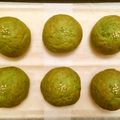 kaoritable's cooksnap of when they made 抹茶の粒あんぱん.