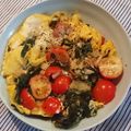 ペキのリリー's cooksnap of when they made とま・ニラ・たまご オープンオムレツ.