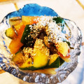 ダッフィーニーうに's cooksnap of when they made すいかの皮ときゅうりの酢の物.
