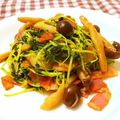 ココ❇︎ママ's cooksnap of when they made 豆苗としめじのガーリックバター醤油炒め.
