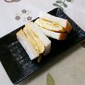 ネコかえる's cooksnap of when they made じゃこ入り厚焼き卵サンド♡.