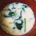 うが11's cooksnap of when they made 簡単！ほうれん草の豆乳味噌スープ.