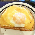 White_Bear's cooksnap of when they made ぷるんと半熟目玉焼きトースト.
