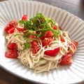 ccccccc7's cooksnap of when they made トマトツナそうめん.