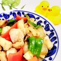 ももちゃんのれしぴ's cooksnap of when they made 鶏むね肉とパプリカのタイ風炒め.