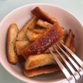 ☆☆yutori☆☆'s cooksnap of when they made 簡単！フライパンでパン耳ラスク.