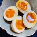 もじゃちゃん☆'s cooksnap of when they made 簡単！！ほんのり甘い煮卵(作り置きにも).