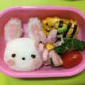 ♡JyuRiku♡'s cooksnap of when they made 簡単♡卵焼きで【ハチさん】キャラ弁.