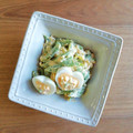 Newチヨコっと♪'s cooksnap of when they made スナップエンドウとゆで卵のサラダ.