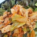 mikehana10's cooksnap of when they made レタス入り豚キムチ炒め.