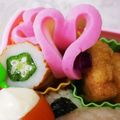 ♥さと♥'s cooksnap of when they made お弁当のおかず ハート かわいい ！.