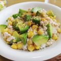 creeeampan's cooksnap of when they made 丼もイケる♪塩味の麻婆アボカド.