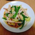 Avanti20's cooksnap of when they made いかの一夜干の生姜焼き.