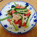 Avanti20's cooksnap of when they made 簡単！トマトときゅうりの中華風ツナサラダ.