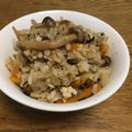 kohaguri's cooksnap of when they made 混ぜて炊くだけ簡単☆鳥挽肉炊き込みごはん.