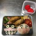 じゃむこっこ☆'s cooksnap of when they made 簡単！絵が下手でも大丈夫アンパンマン弁当.