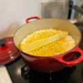 KK222's cooksnap of when they made ルクルーゼでとうもろこしご飯.