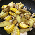 クックX3VQF7☆'s cooksnap of when they made 簡単！鶏もも肉とじゃがいも炒め.