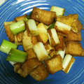 おやんず's cooksnap of when they made 厚揚げと長ネギの生姜醤油焼き＊.
