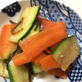 メキシコキッチン's cooksnap of when they made 超簡単！ズッキーニと人参の塩昆布和え.