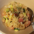 リープリヒ's cooksnap of when they made ズッキーニとしめじの和風ピラフ.