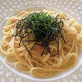 クック16XQUO☆'s cooksnap of when they made 梅干しバターパスタ.