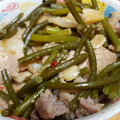 クックZEZDON☆'s cooksnap of when they made 豚肉とにんにくの芽でオイスターソース炒め.