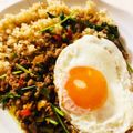 シカラビカラフカ's cooksnap of when they made パクチーガパオライス！ガッパオ.
