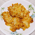 クックE7WLXN☆'s cooksnap of when they made 素朴なおいしさ♪大豆とタマネギのかき揚げ.