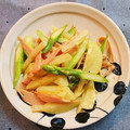 ペキのリリー's cooksnap of when they made アスパラとジャガイモのマヨバター炒め.