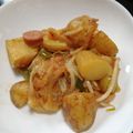 asupinya21's cooksnap of when they made 大豆もやしとじゃがいもの韓国風味噌炒め煮.