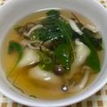 チーズスキヨ's cooksnap of when they made 冷凍水餃子のスープ♪.